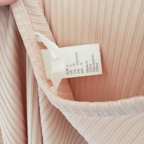 H&M Low Back Ribbed Top - Picture 3 of 3